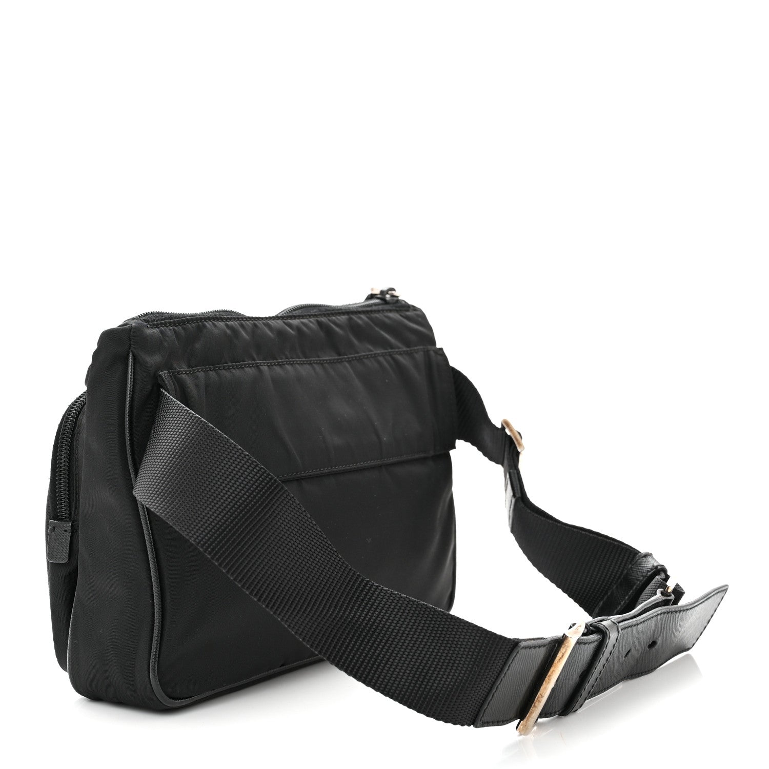 Prada Tessuto Nylon Belt Bag Black 3 of 10