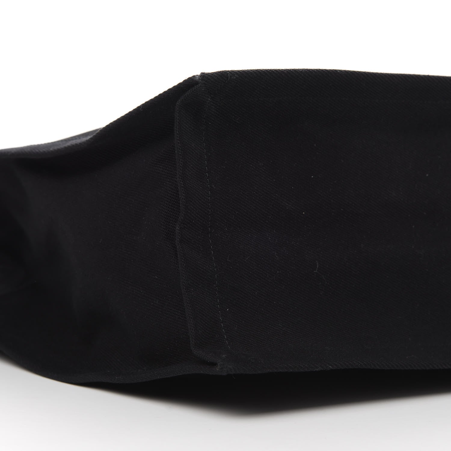 Saint Laurent Linen Calfskin Rive Gauche Tote Black 9 of 11
