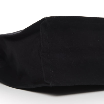 Saint Laurent Linen Calfskin Rive Gauche Tote Black 9 of 11