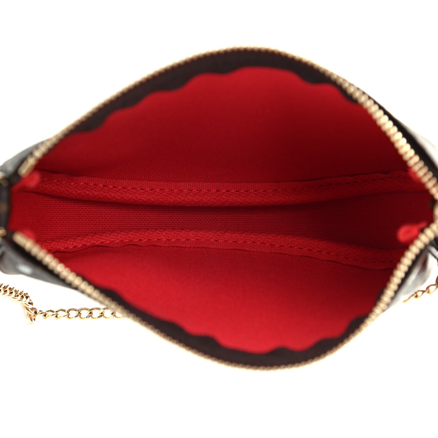 Monogram 2021 Christmas Animation London Mini Pochette Accessories Red