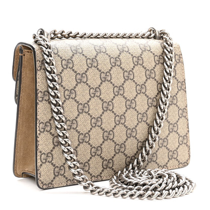 Gucci GG Supreme Monogram Mini Dionysus Shoulder Bag Taupe 3 of 10