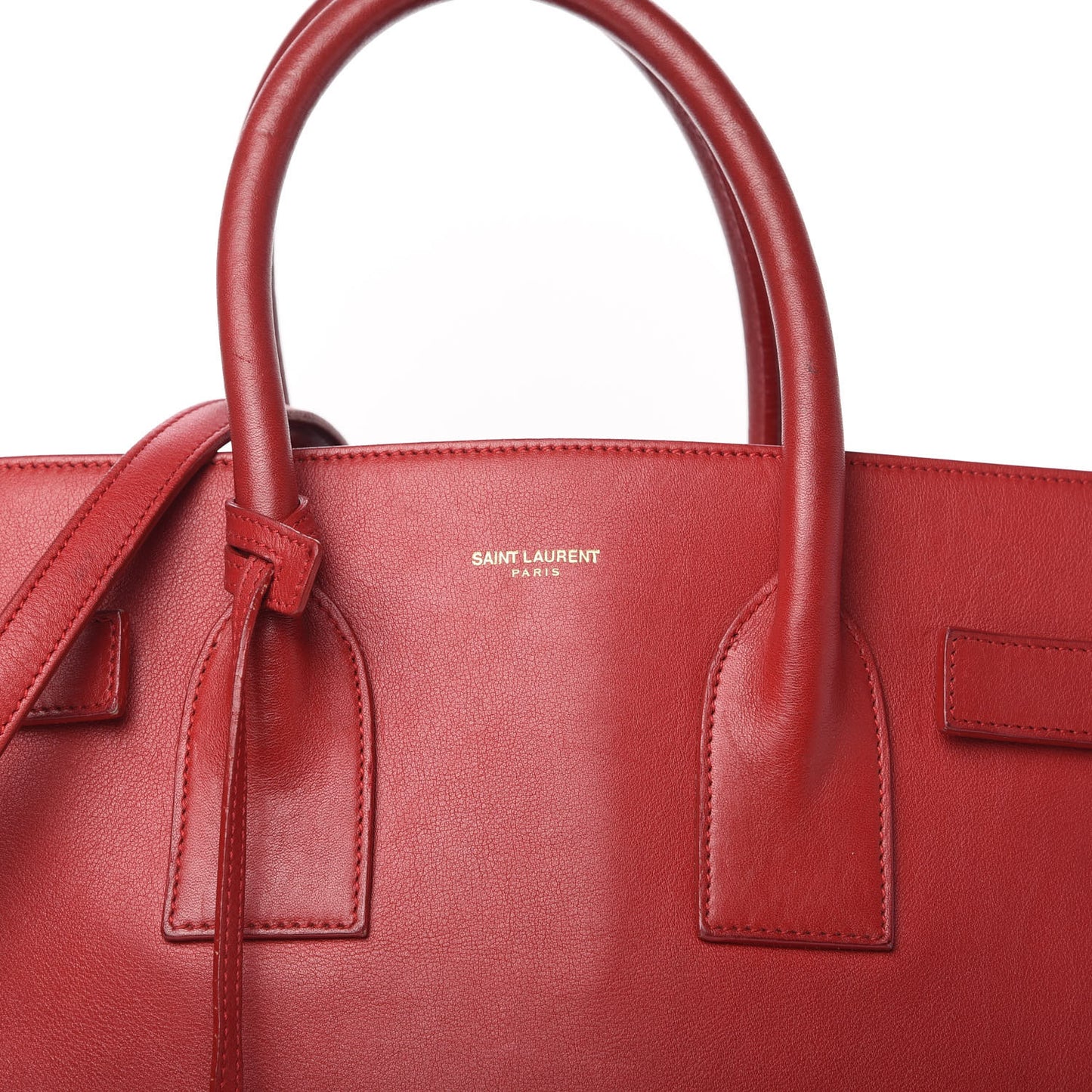 Calfskin Small Sac De Jour Lipstick Red