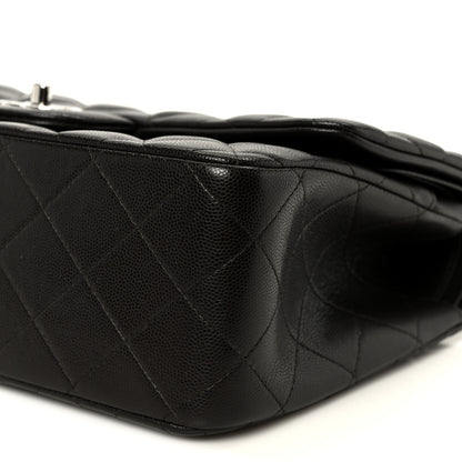 Chanel Caviar Quilted Jumbo Double Flap Dark Brown 11 of 11