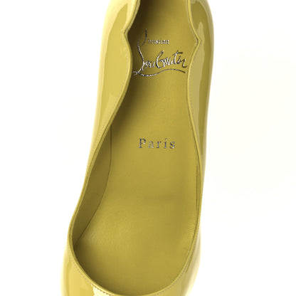 Christian Louboutin Patent Hot Chick 100 Pumps 36.5 Citrus 10 of 11