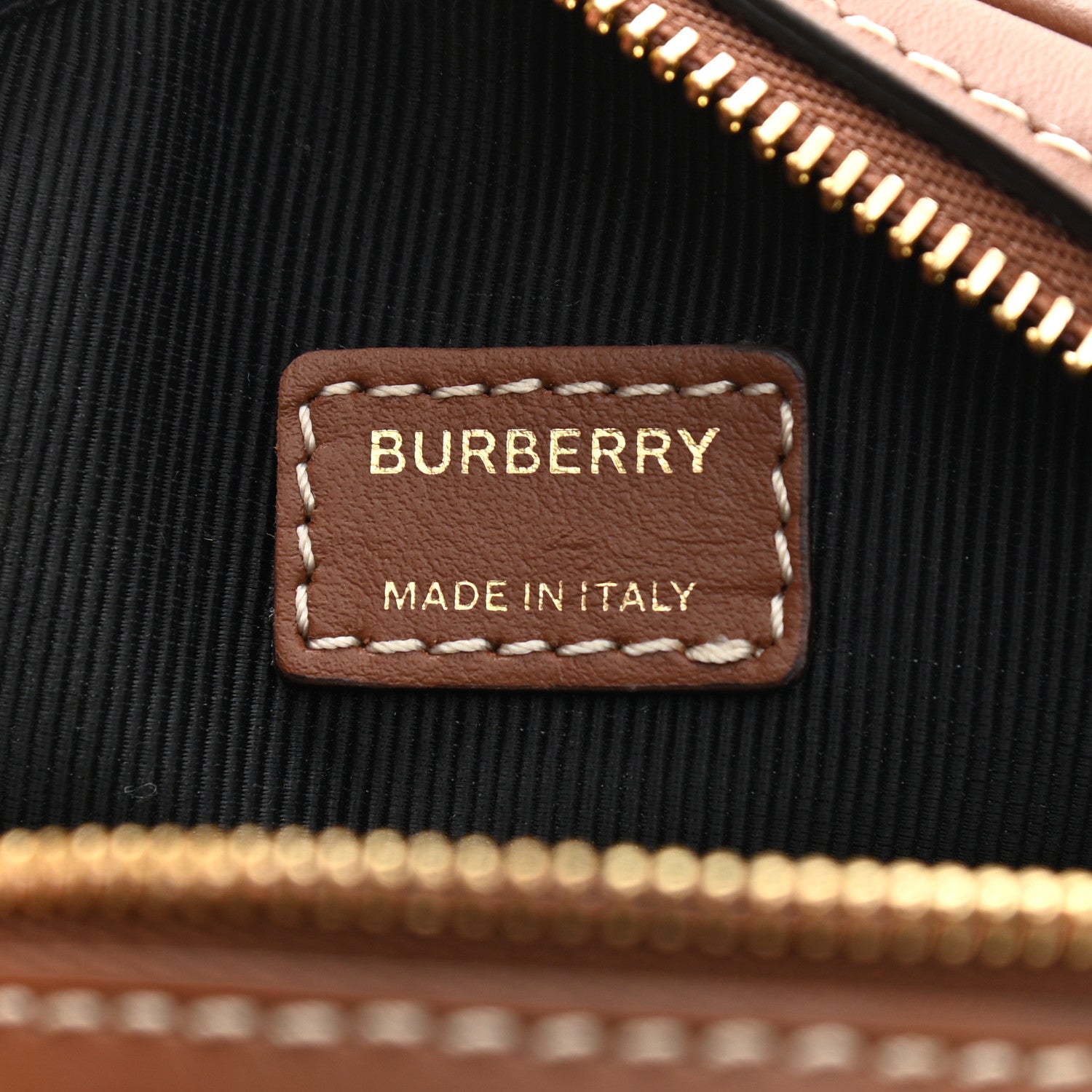 Burberry Canvas Calfskin Louise Bag Natural 7 of 11