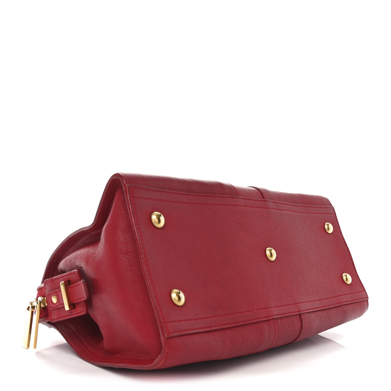 Saint Laurent Sheepskin Small Cabas ChYc Rouge Orient 4 of 10