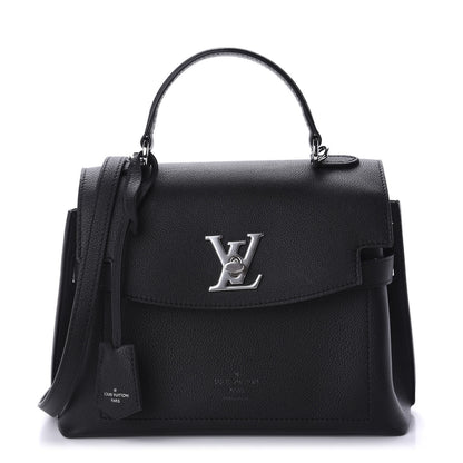 Louis Vuitton Calfskin Lockme Ever BB Black 1 of 10