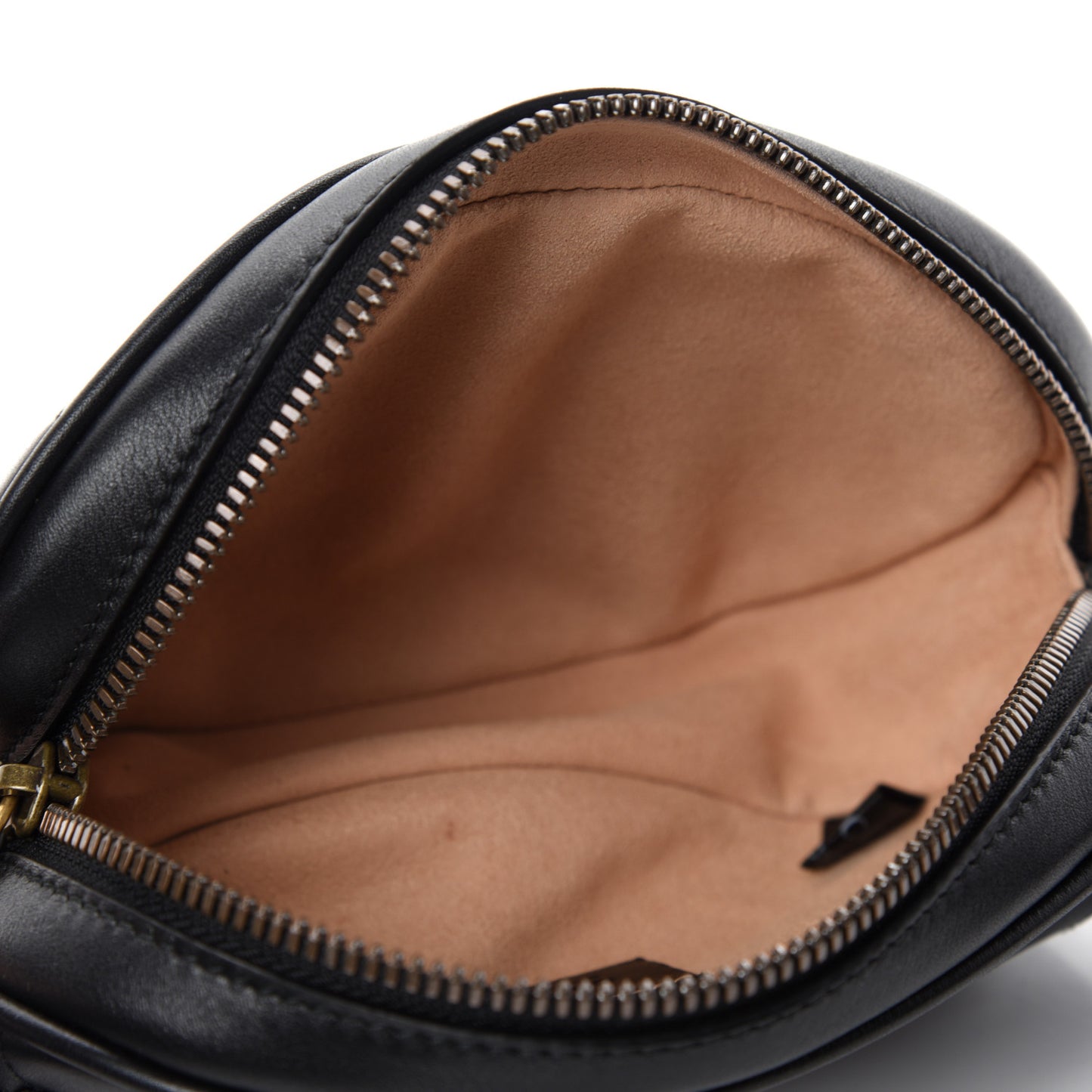 Calfskin Matelasse GG Marmont Belt Bag 95 38 Black