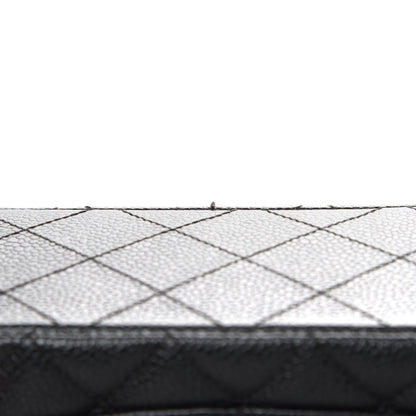 Chanel Caviar Quilted Medium Double Flap Black 12 of 15