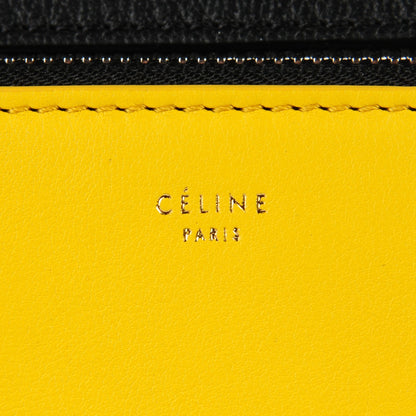 Celine Smooth Calfskin Small Tri-Color Edge Shoulder Bag Yellow 6 of 9