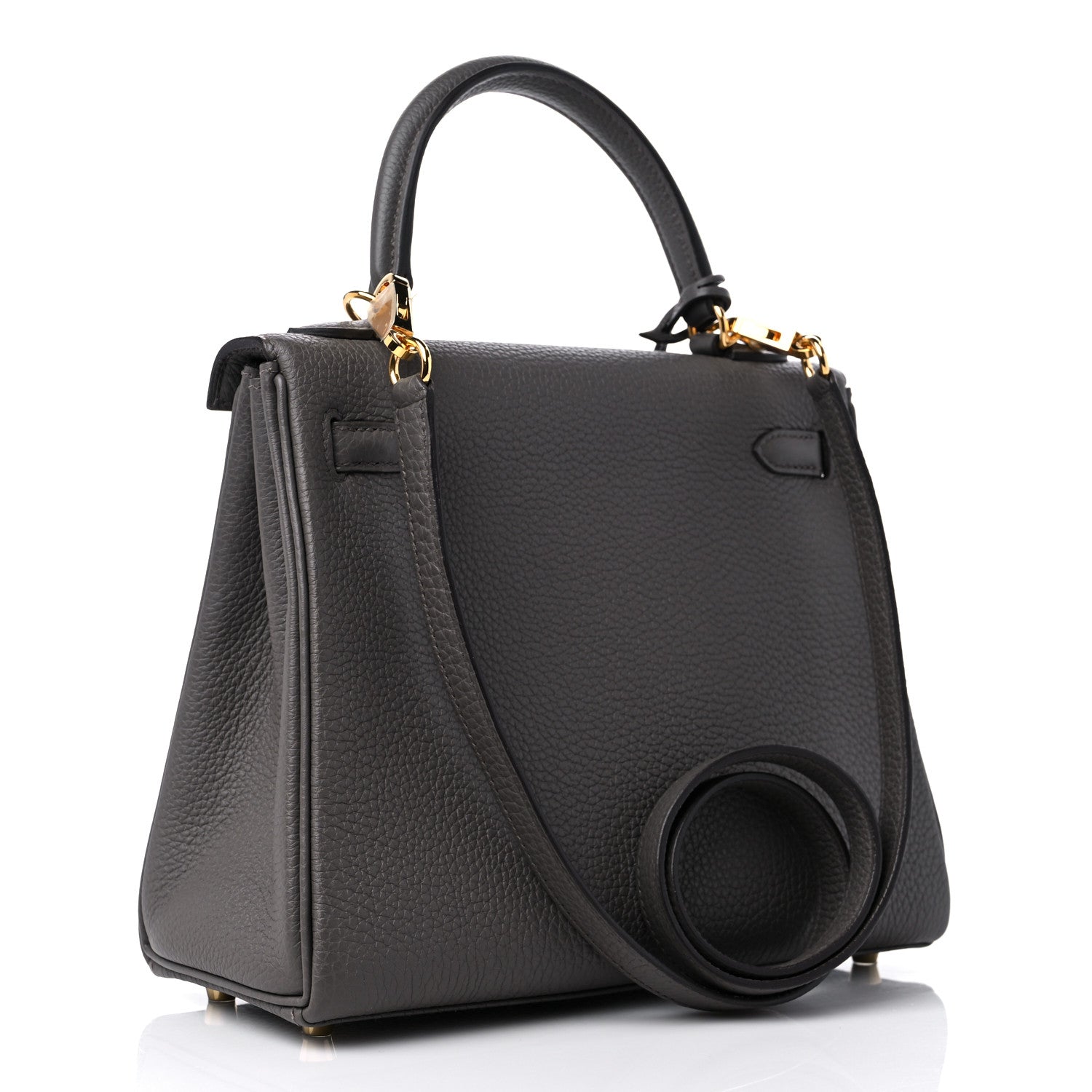 Hermes Togo Kelly Retourne 25 Etain 3 of 10