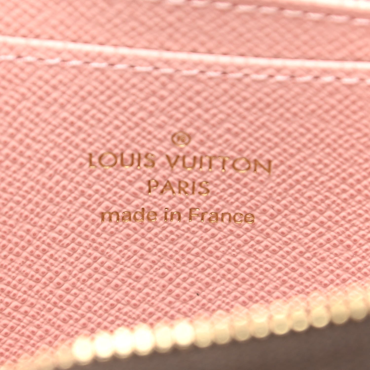 Louis Vuitton Damier Ebene Zippy Coin Purse Rose Ballerine 6 of 6