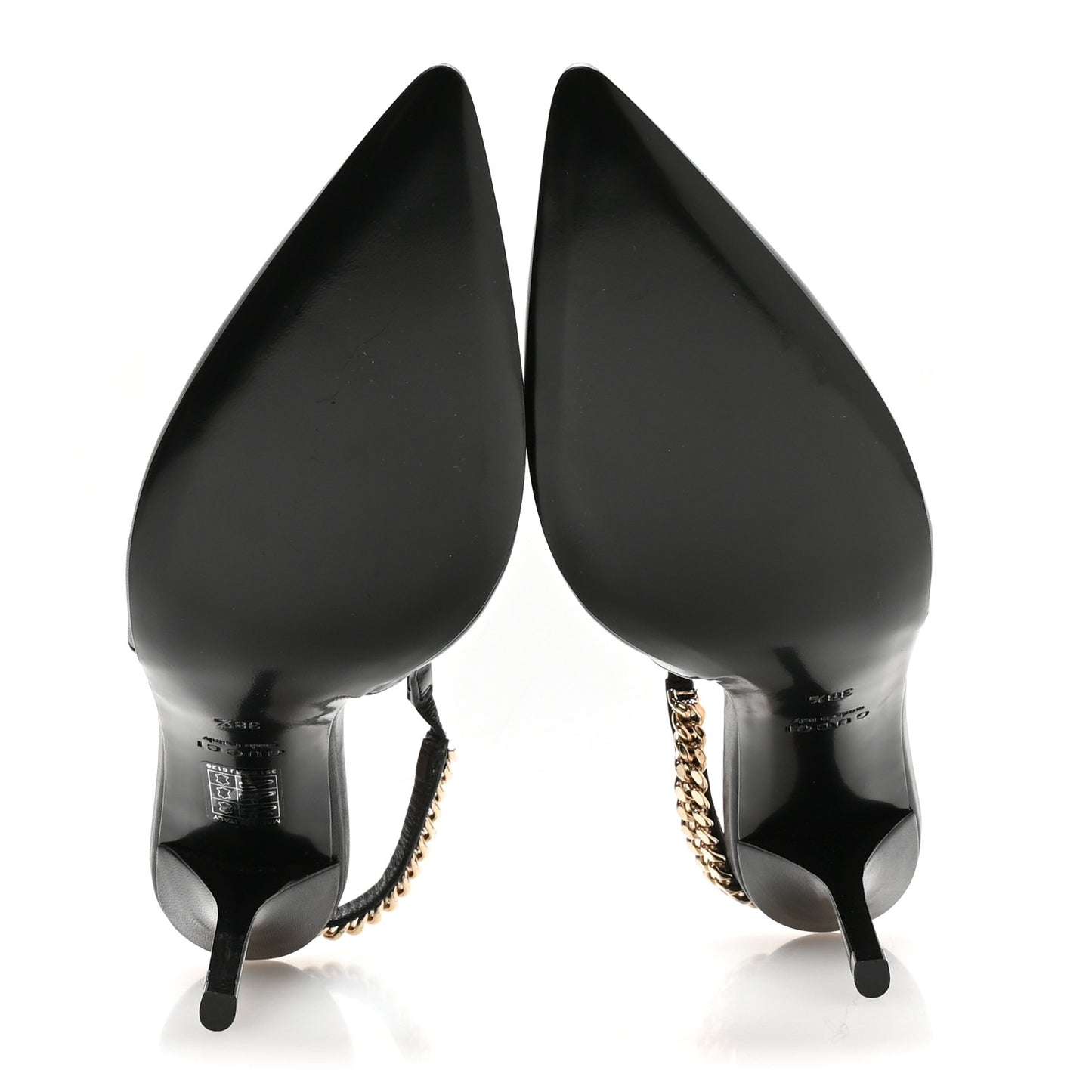 Malaga Kid 85mm Slingback Pumps 38.5 Black