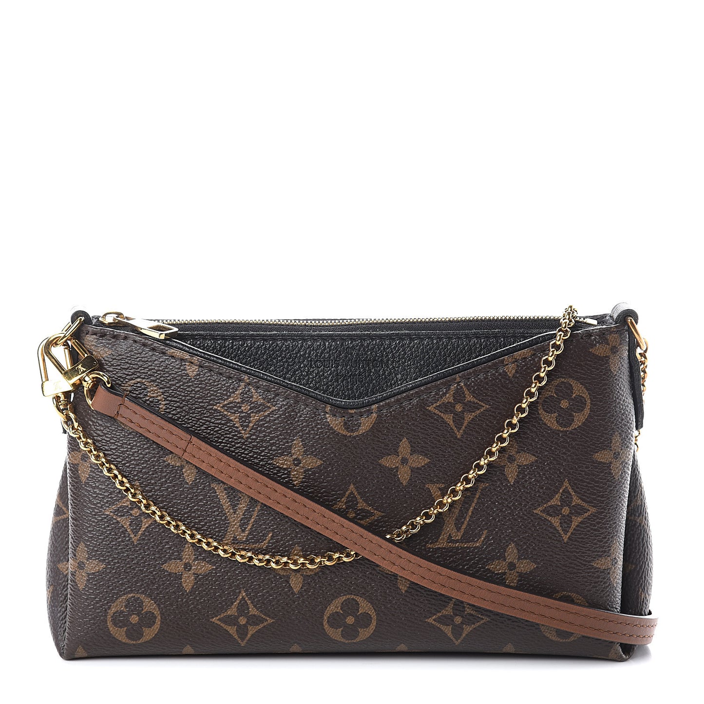 Monogram Pallas Clutch Black