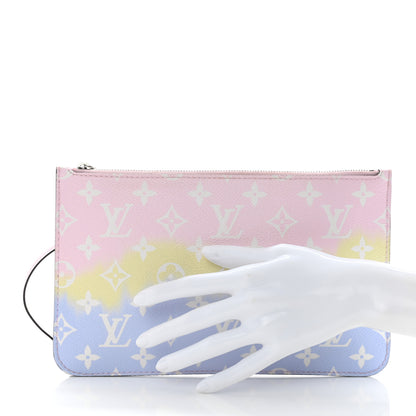 Louis Vuitton Monogram Escale Neverfull MM GM Pochette Pastel 2 of 9