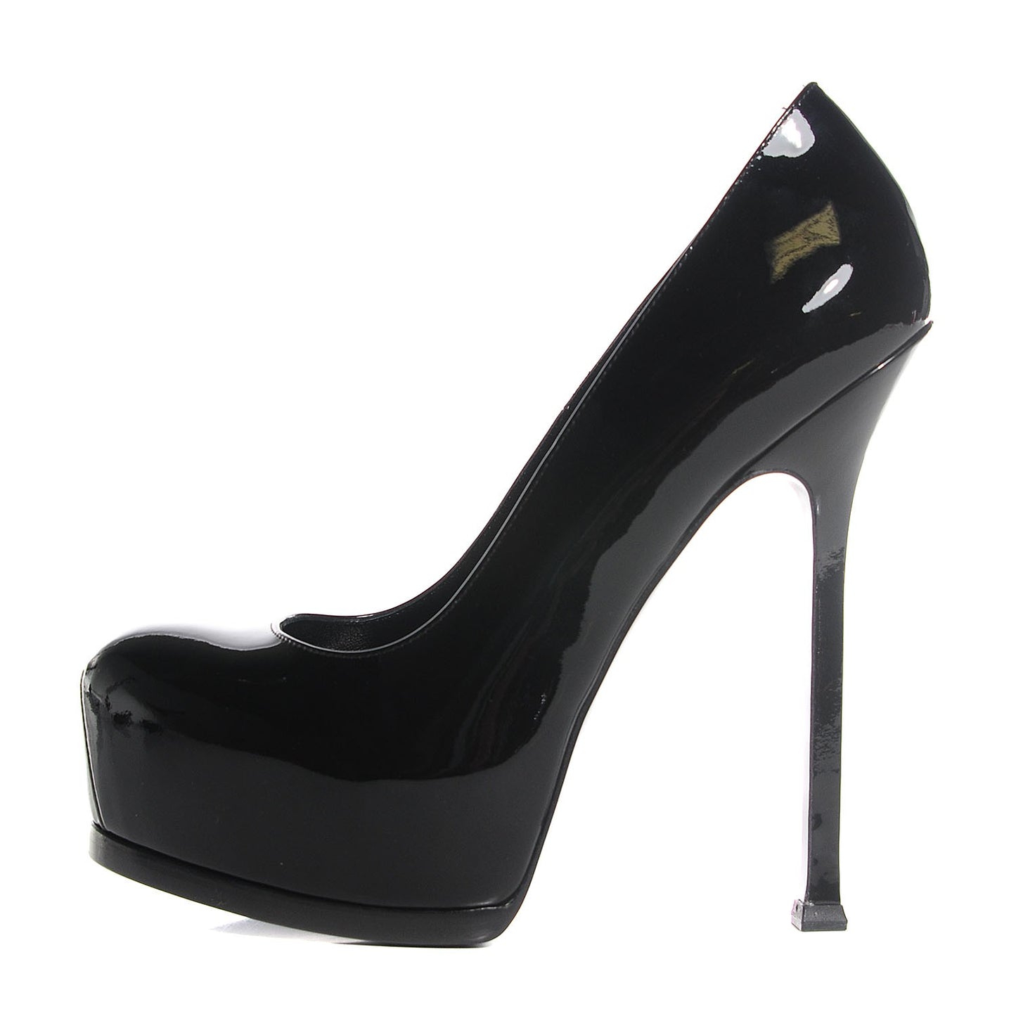 Vitello Vernice Tribtoo Two 105 Platform Pumps 38 Nero Black