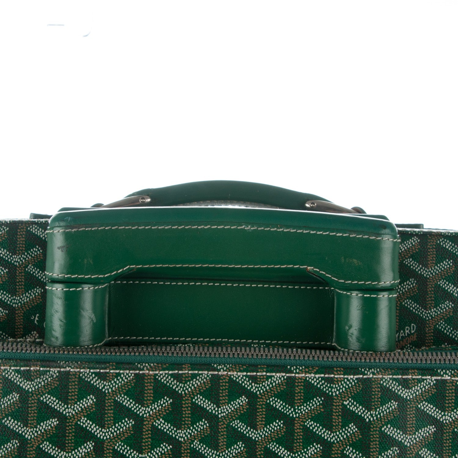 Goyard Goyardine Rolling Suitcase Trolley PM Green 6 of 10