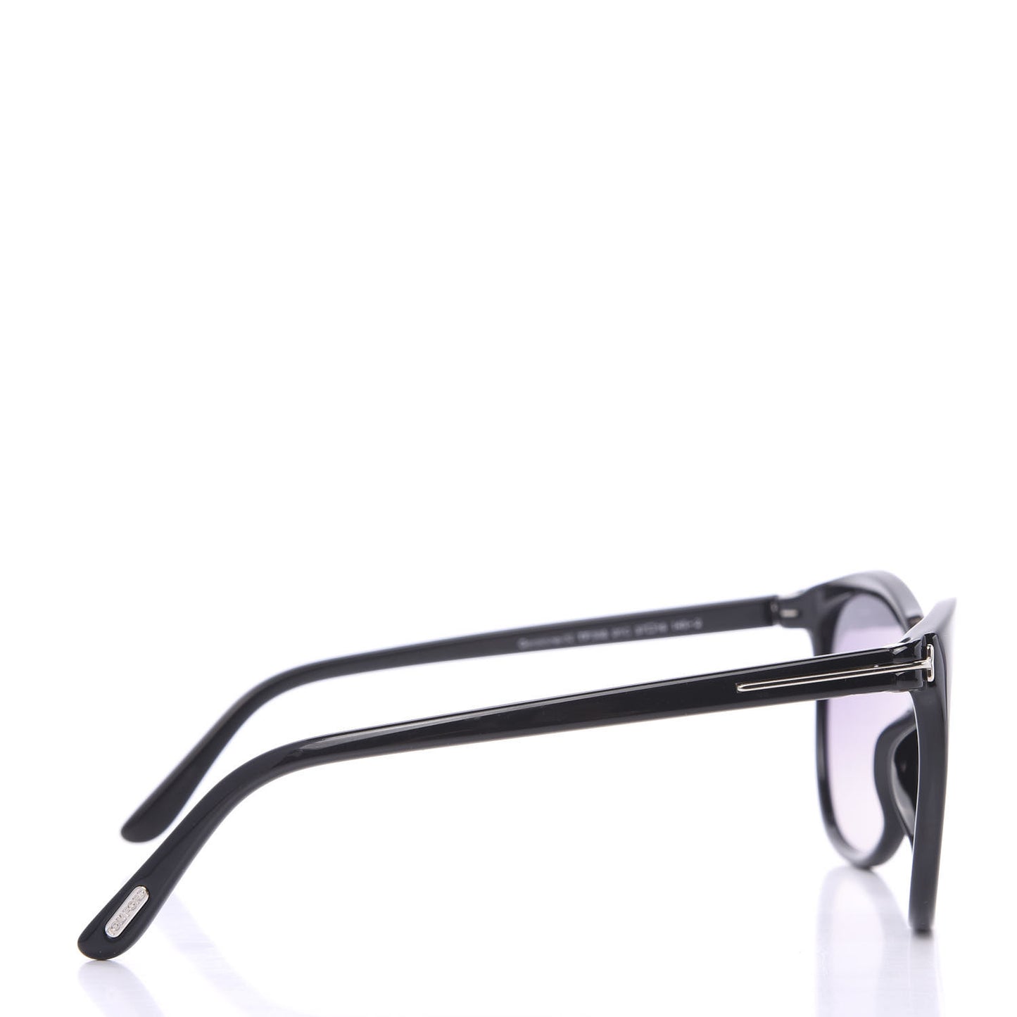 Geraldine Round Sunglasses TF568 Black