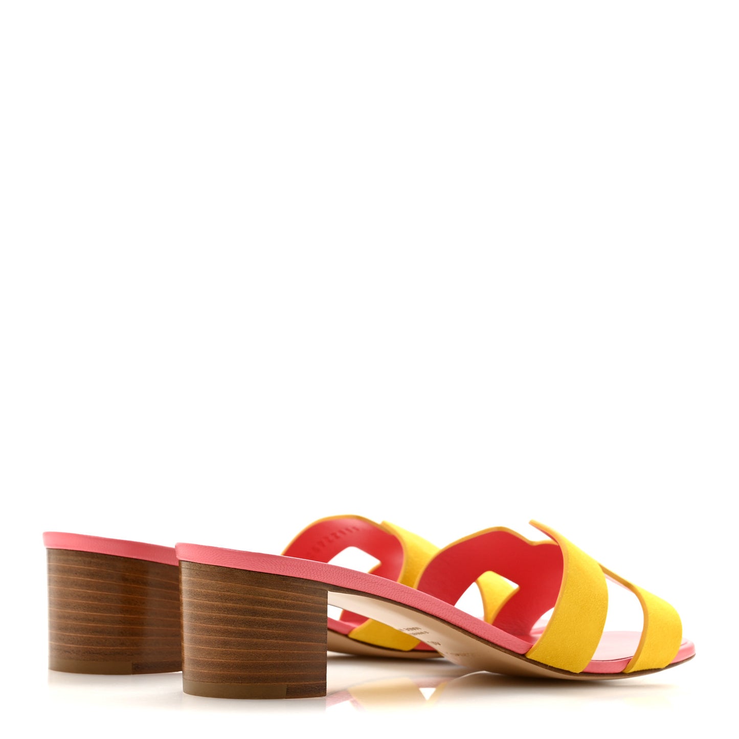 Suede Goatskin Oasis Sandals 40 Jaune Sable