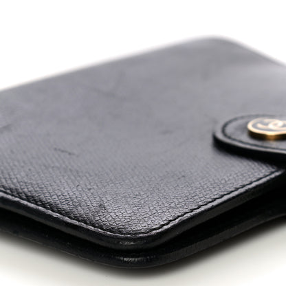 Chanel Grained Calfskin CC Button Pocket Agenda Cover Black 12 of 16