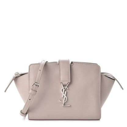 Saint Laurent Calfskin Monogram Toy Cabas Taupe 1 of 12