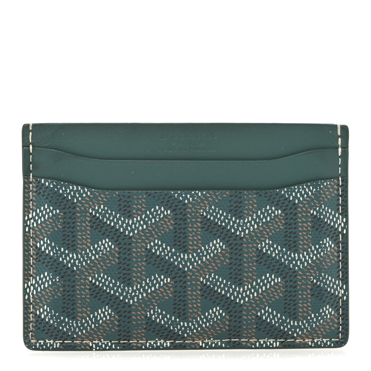 Goyard Goyardine Saint Sulpice Card Holder Green 1 of 8