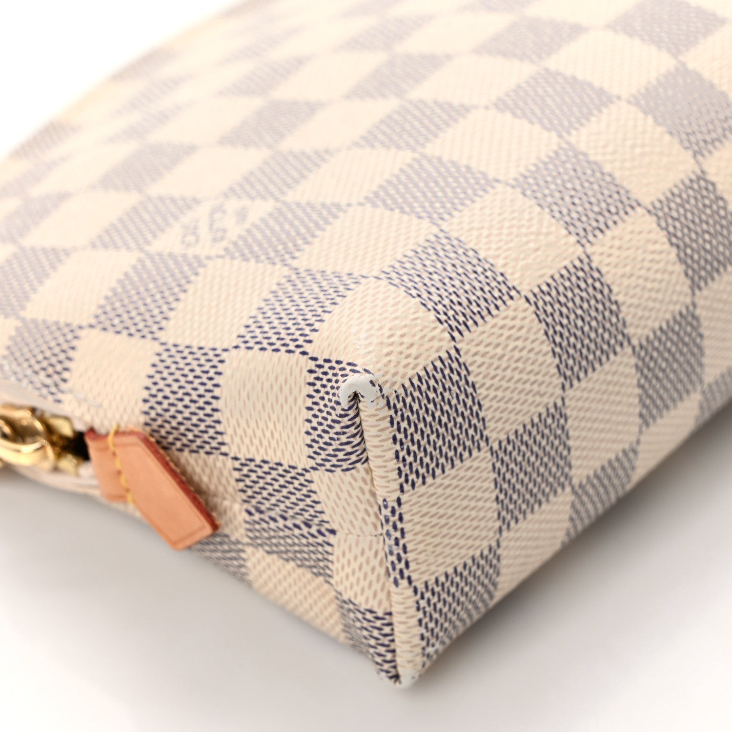 Louis Vuitton LOUIS VUITTON Damier Azur Cosmetic Pouch GM 7 of 9