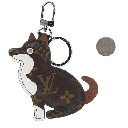 Louis Vuitton Monogram Dog Bag Charm Key Holder 2 of 4