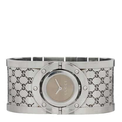 Gucci Stainless Steel 33mm Twirl Quartz Watch Brown 2 of 4