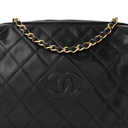 Chanel Caviar Quilted Camera Case Black 8 of 10
