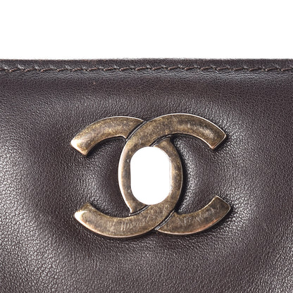 Chanel Lambskin Diamond Stitched Shoulder Bag Brown 11 of 11