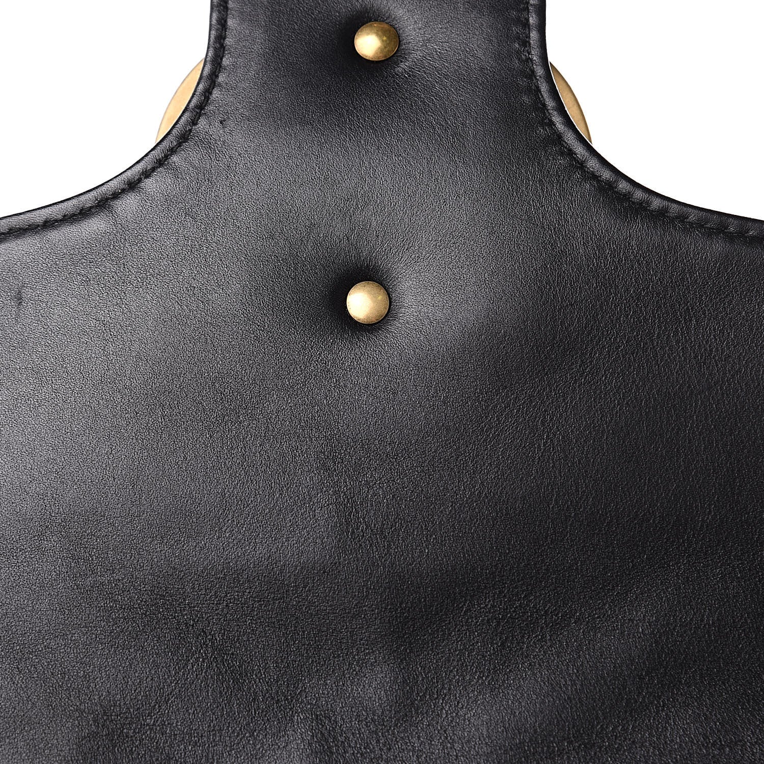 Gucci Calfskin Matelasse Medium GG Marmont Shoulder Bag Black 12 of 13