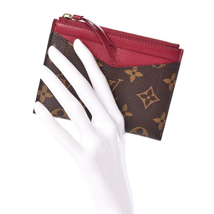 Louis Vuitton Monogram Zipped Card Holder Fuchsia 1 of 7