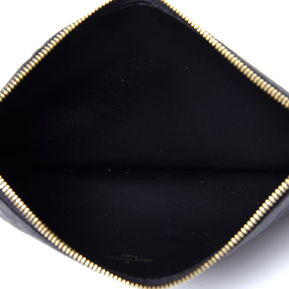 Louis Vuitton Empreinte Felicie Chain Wallet Zippered Insert Black 5 of 8