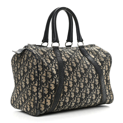 Christian Dior Monogram Boston Navy Blue 3 of 16