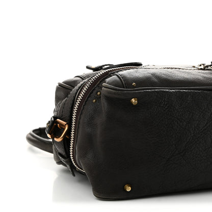 Chloe Calfskin Paddington Double Zip Bowler Chocolate 9 of 12