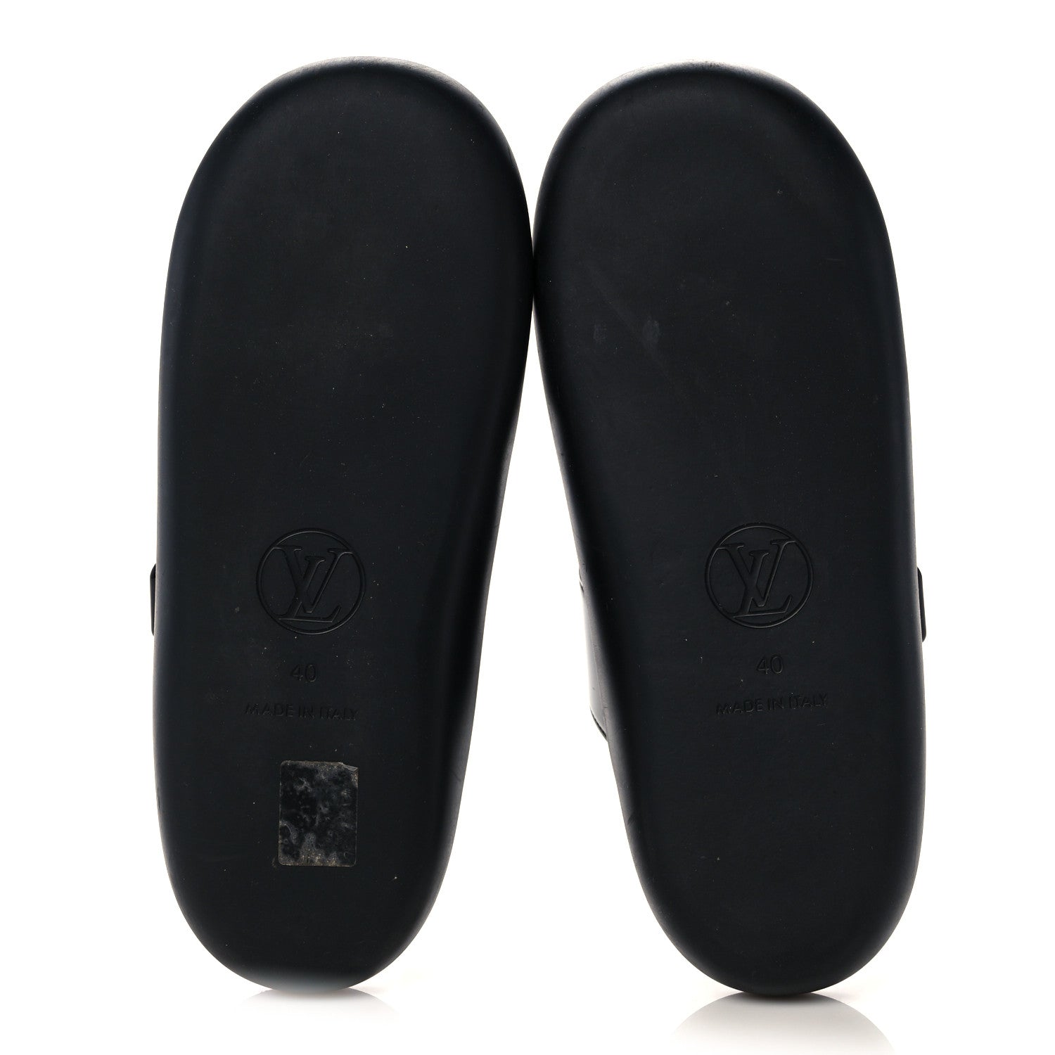 Louis Vuitton Monogram Sunbath Flat Mule Sandals 40 Black 5 of 7