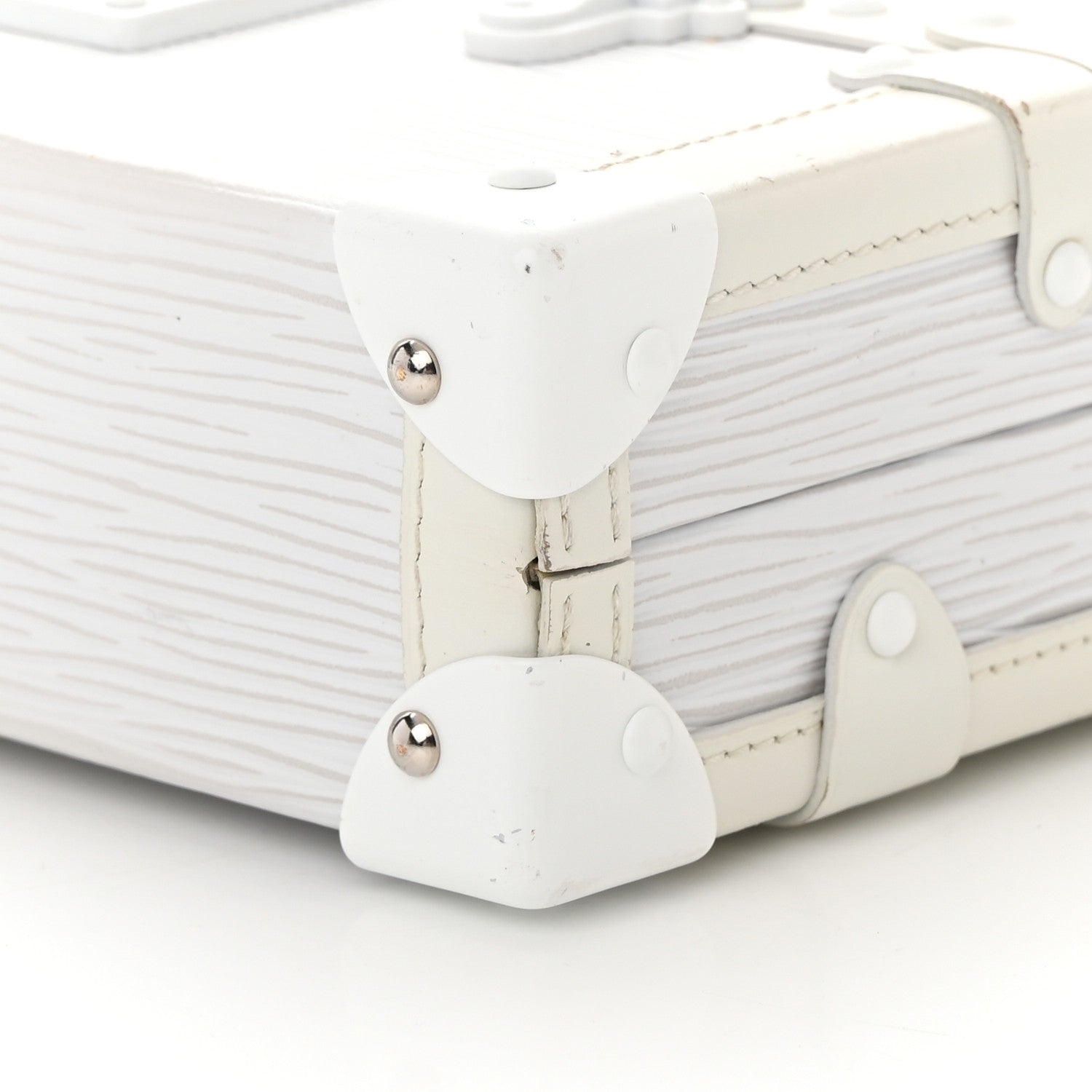 Louis Vuitton Epi Monochrome Petite Malle White 16 of 16