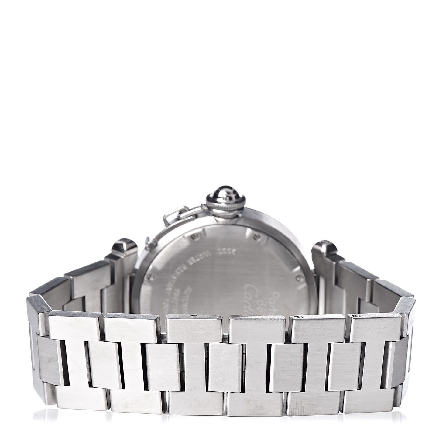 Stainless Steel 35mm Pasha C Big Date Automatic Watch Black