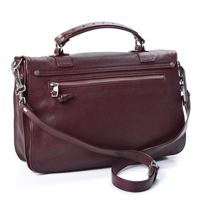 Proenza Schouler Lambskin Medium PS1 Satchel Oxblood 2 of 10