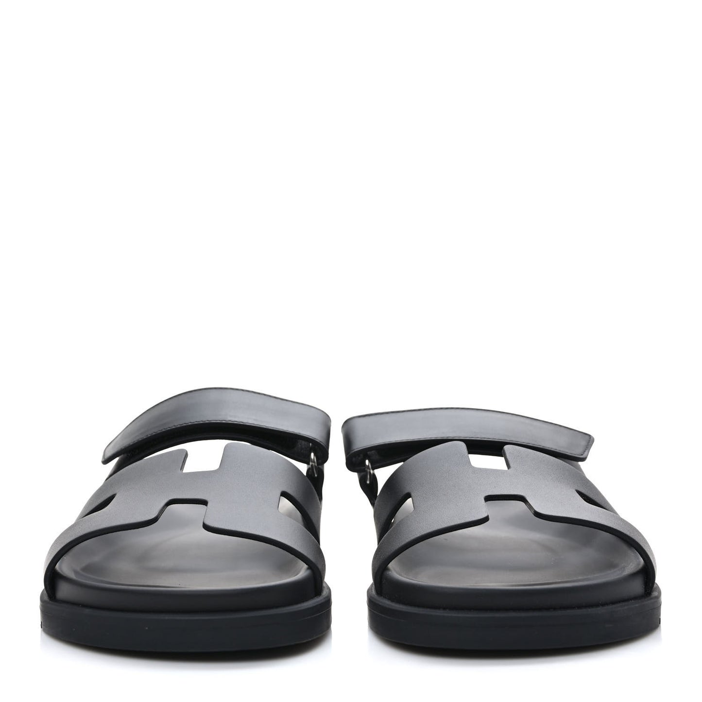 Calfskin Womens Chypre Sandals 39.5 Black