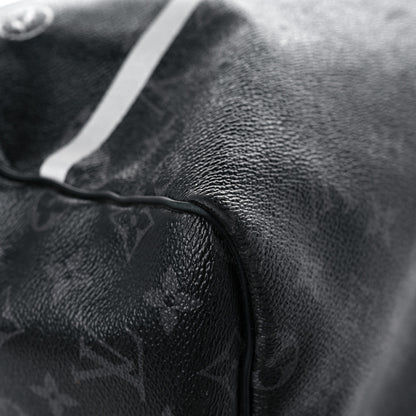 Louis Vuitton X FUJIWARA Monogram Eclipse Flash Fragment Keepall Bandouliere 55 10 of 32