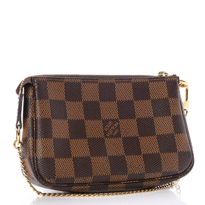 Louis Vuitton Damier Ebene Mini Pochette Accessories 3 of 8