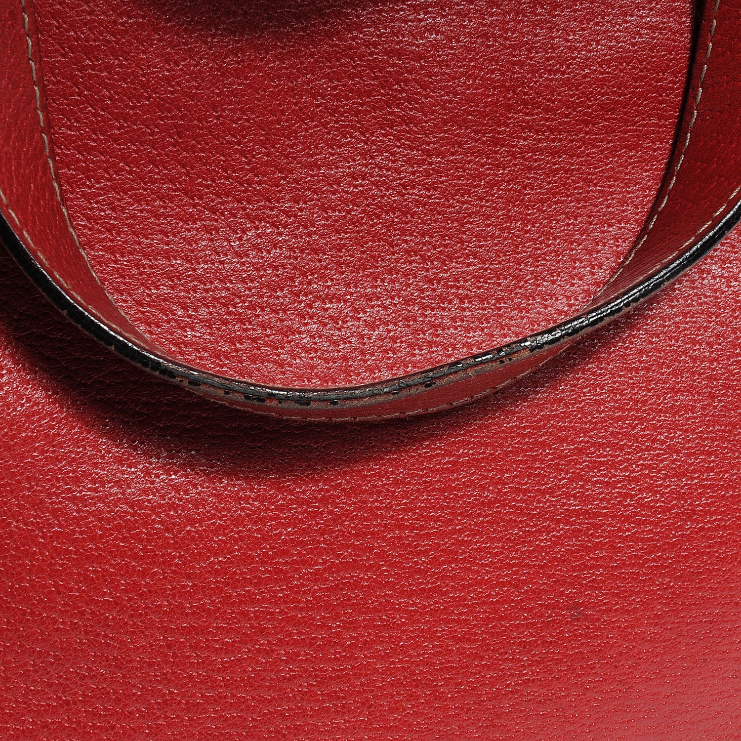 Gucci Leather Abbey Tote Red 5 of 11