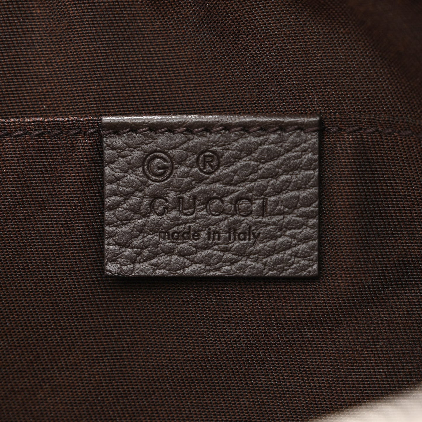 Monogram Dollar Calfskin Belt Bag Beige Ebony Testa di Moro Marrone Scuro