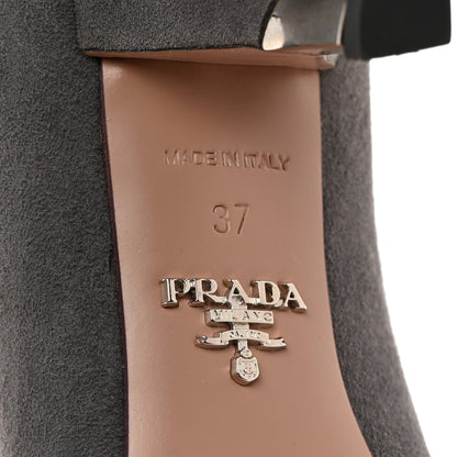 Prada Camoscio 65mm Pumps 37 Grey 7 of 7