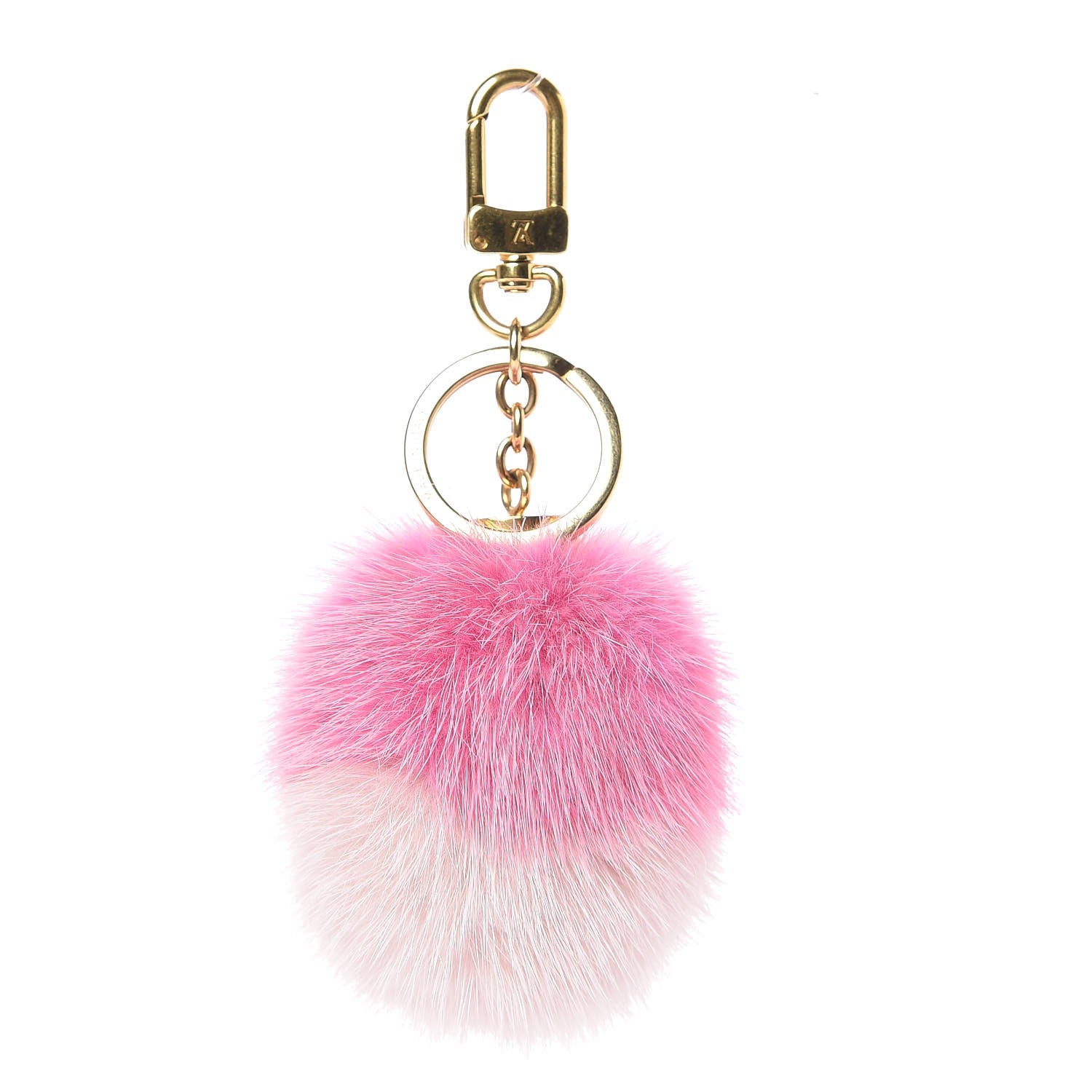 Louis Vuitton Mink Fluo Bubble Bag Charm Key Holder Pink 1 of 3