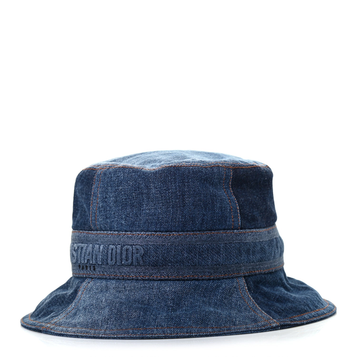 Christian Dior Denim Bucket Hat 57 Blue 1 of 5