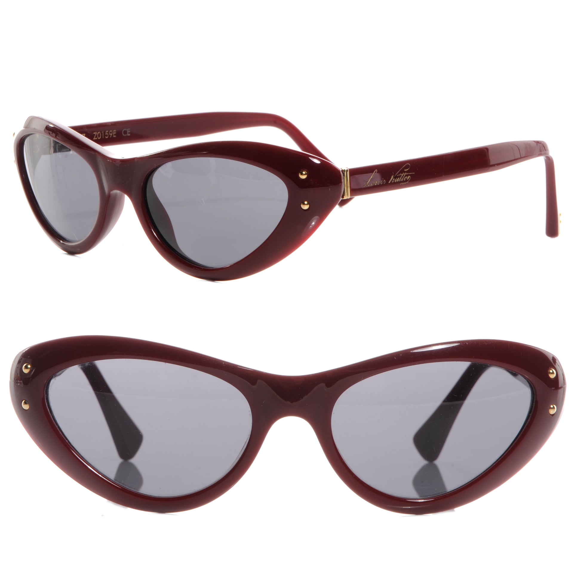 Louis Vuitton Cat Eye Sunglasses Red Z0159E 1 of 4