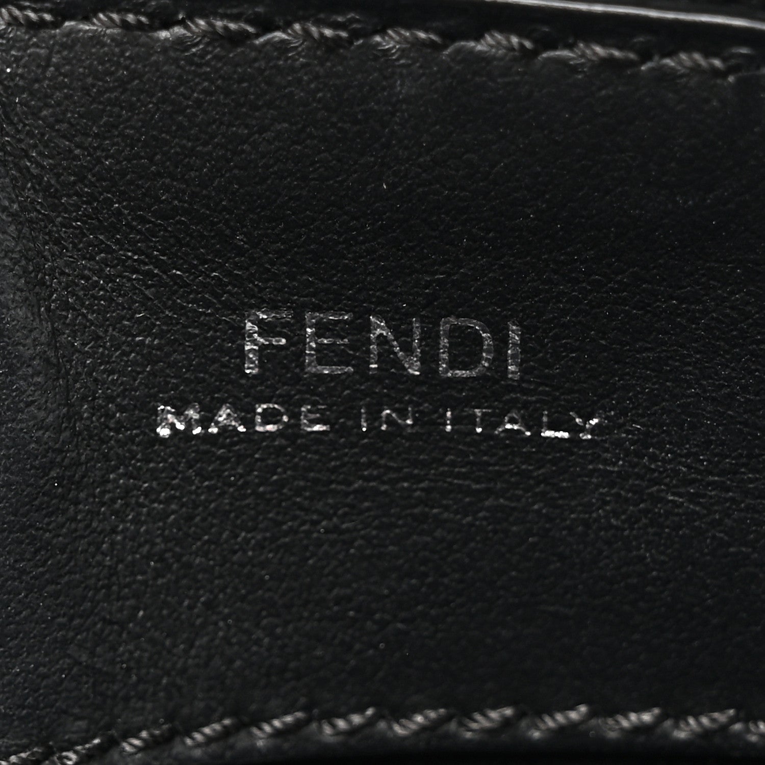 Fendi Vitello Baltico Dolce DotCom Satchel Black Blue Royal 7 of 16